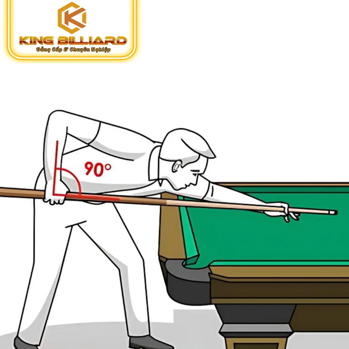 Tư thế đúng khi trô bida Tư thế đúng khi trô bida